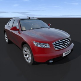 Infiniti FX45 3D Object | FREE Artlantis Objects Download